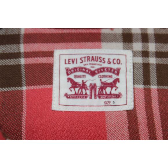 Levi's Women's Dylan‎ Relaxed Loose Western Button Front Shirt Size Small - Picture 4 of 8